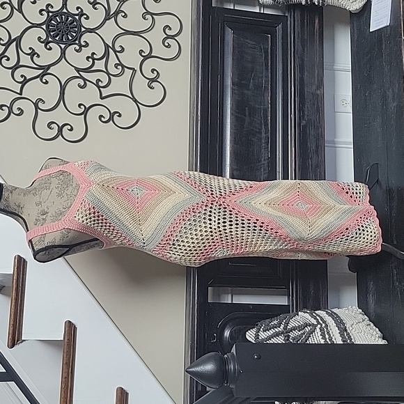 NWT Free People I Found You Crochet Slip Dress L Gorgeous!!! - Picture 9 of 12